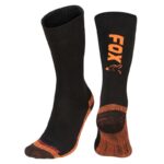 Skarpety Fox Black/Orange Thermolite Long Socks - (44-47)