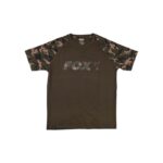 Fox Raglan Khaki/Camo Sleeves T-Shirt - XXXL