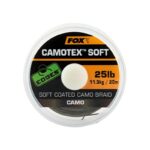 Plecionka Przyponowa w Otulinie Fox Camotex Soft - 25lb/20m Camo