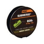 Bezołowiowy leader Fox Submerge Lead Free Woven leader - 30lb/10m Weedy Green